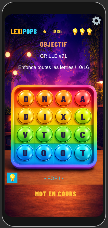 LexiPops gameplay screenshot