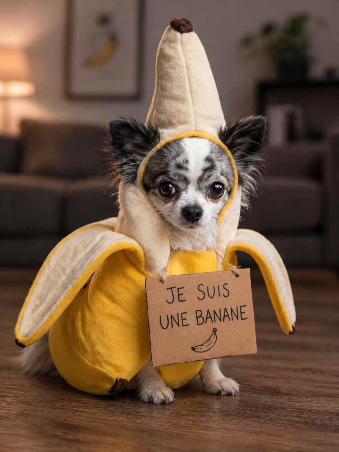 Banana illustration for the themed grid volunteer call